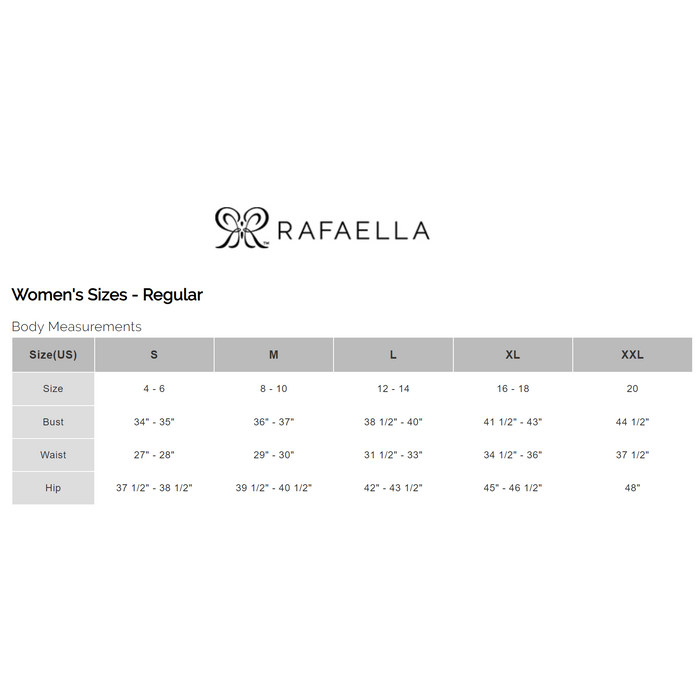 Rafaella Ladies High Stretch Fabric Pull-On Front Pockets Capri Pants