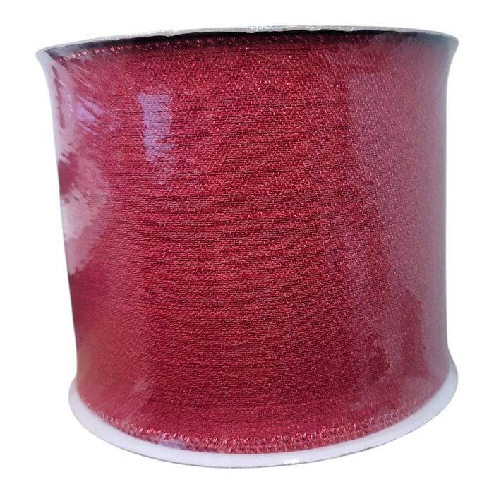 Member's Mark Premium Wired Edge Holiday Ribbon, 5 inches Wide x 25 Yards