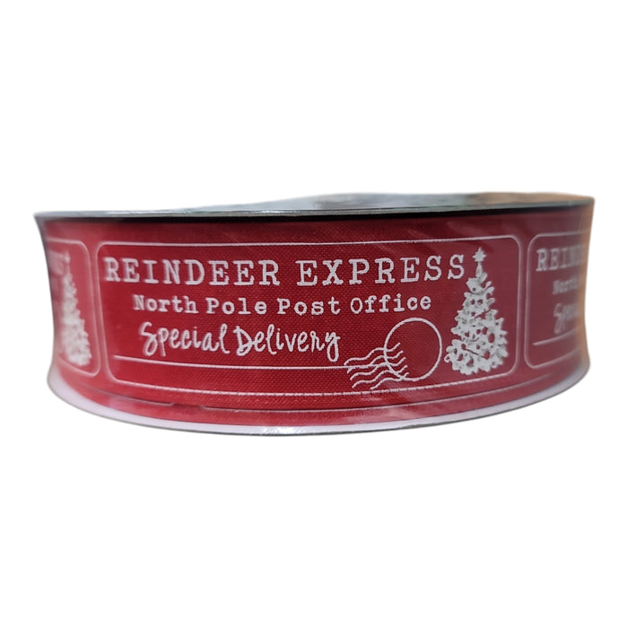 Members Mark 1.5 inch Wide x 50 Yards Wired Edge Holiday Ribbon