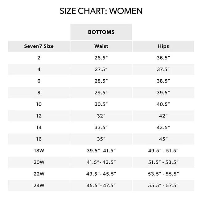Seven7 Women's Tummyless Comfort Slimming Stretch High Rise Jean