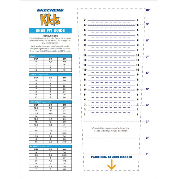 Skechers Girl's Foamies Machine Washable Slip-On Guzman Steps Sneaker