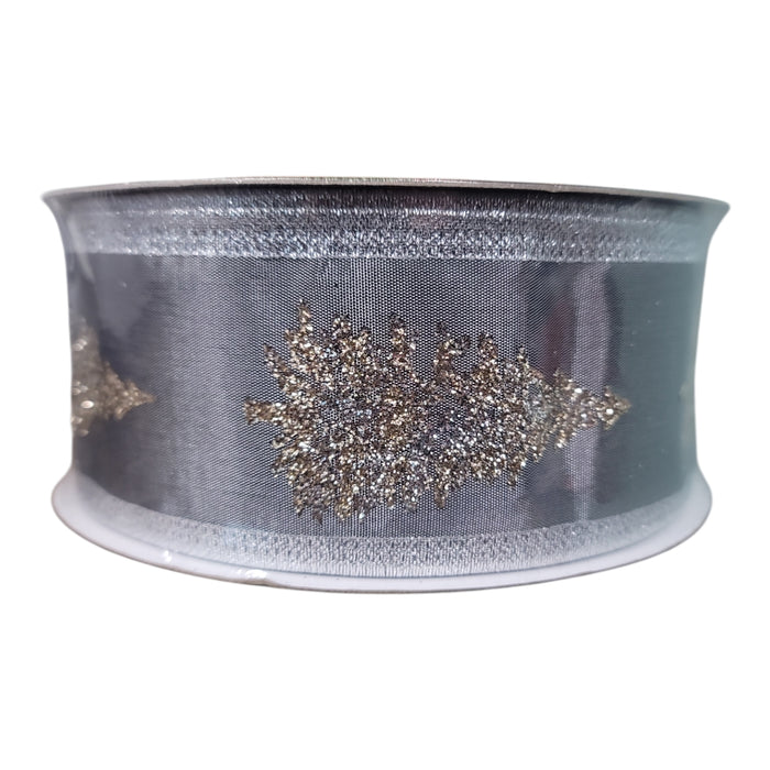 Members Mark 2.5 inch x 50 yards Wired Edge Premium Holiday Ribbon