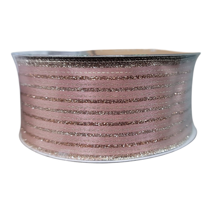 Members Mark 2.5 inch x 50 yards Wired Edge Premium Holiday Ribbon