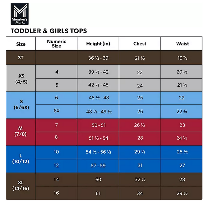 Member's Mark Girls Super Soft Short Sleeve Graphic Tee