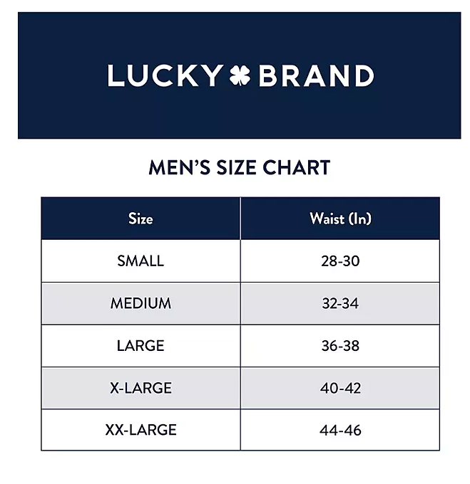 Lucky Brand Men's 4-Pack Button Through Fly Knit Boxer