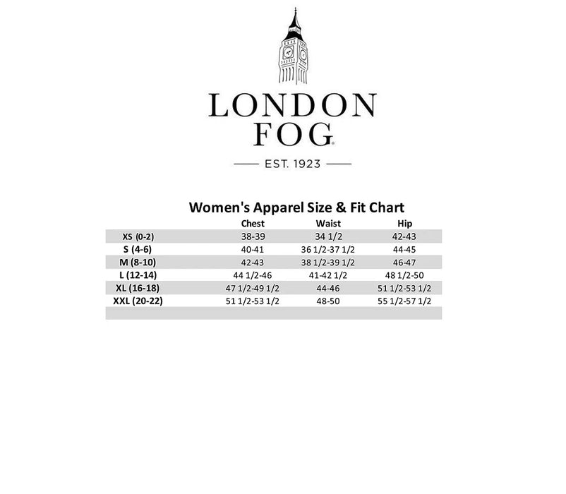 London Fog Women's Full-Zip Faux Fur Puffer Jacket