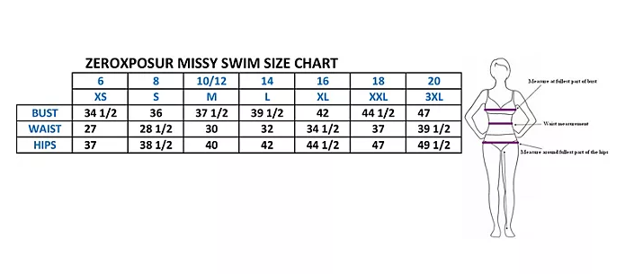 ZeroXposur Women's 2-Piece Scuba Style Tankini & Skirt Set